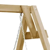 Градинска люлка, импрегниран бор, 205x150x157 см - Thumbnail 4