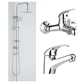 Комплект душ система и смесители Ancona FORMA VITA - Thumbnail 1