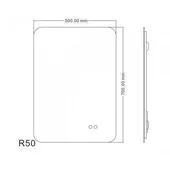 Огледало за баня с LED осветление 50x70 см Fabia INTER CERAMIC - Thumbnail 3