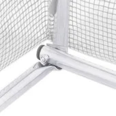 Оранжерия със стоманена рамка бяла 8 м² 4x2x2 м - Thumbnail 10