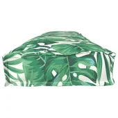 Пад за палет за пейка с листен мотив 200x40x8 см от оксфордска плат - VL42001686 - Thumbnail 6