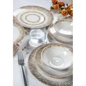 Порцеланов сервиз за хранене 24 части Ирис FARIKA - Thumbnail 3