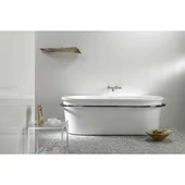 PVC ламперия 25х300 см 10 мм Бял лак без фуга DUMAPAN - Thumbnail 2