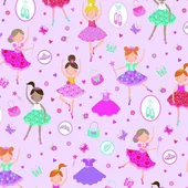 Самозалепващо фолио Celina Ballerina 45 см D-C-FIX - Thumbnail 1