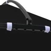 Шатра, 300x290 см, антрацит, кръгла - Thumbnail 2