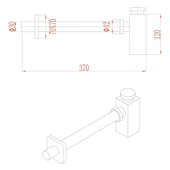 Сифон за мивка IC A 5999 C хром INTER CERAMIC - Thumbnail 2