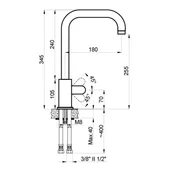 Смесител за кухня стоящ Roma FORMA VITA - Thumbnail 2