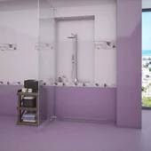 Фриз 6x50 см Микадо лавандула лилав 2621 KAI - Thumbnail 2