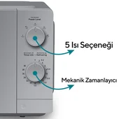 Микровълнова фурна сива HMIN-06 KUMTEL - Thumbnail 3