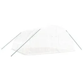 Оранжерия със стоманена рамка бяла 36 м² 6x6x2,85 м - Thumbnail 2