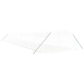 Оранжерия със стоманена рамка бяла 80 м² 20x4x2 м - Thumbnail 2