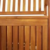 Пейка за съхранение, 148 см, акация масив - VL316743 - Thumbnail 7