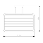 Сапунерка за баня тип мрежа Евкалипт - Thumbnail 2