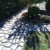 Декоративен речен плосък камък сив - Thumbnail 5