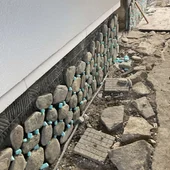 Декоративен речен плосък камък сив - Thumbnail 9