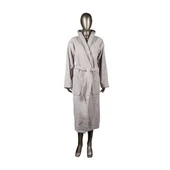 Халат за баня с качулка S сив MIKA - Thumbnail 1