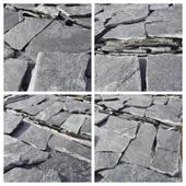 Настилка от едри плочи от Синьо-зелен гнайс 1.5-2.5 см - Thumbnail 3