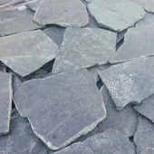 Настилка от едри плочи от Синьо-зелен гнайс 1.5-2.5 см - Thumbnail 1
