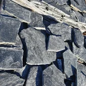 Настилка от едри плочи от Синьо-зелен гнайс 1.5-2.5 см - Thumbnail 2