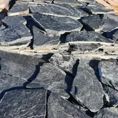 Настилка от едри плочи от Синьо-зелен гнайс 1.5-2.5 см - Thumbnail 4