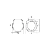 Тоалетна седалка Орхидея NIKIPLAST-M - Thumbnail 2