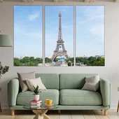Айфеловата кула в Париж 2 - картина пано за стена - Thumbnail 2