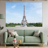 Айфеловата кула в Париж 2 - картина пано за стена - Thumbnail 1