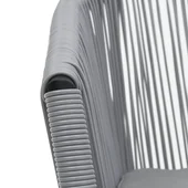 Бистро комплект от 3 части PE ратан сив - Thumbnail 10