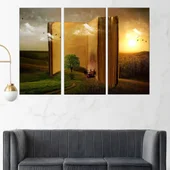 Фантазия - книга - абстракция - картина пано за стена - Thumbnail 2