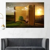 Фантазия - книга - абстракция - картина пано за стена - Thumbnail 1