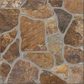 Гранитогрес 45x45 см Кастро кафяв 6568 KAI - Thumbnail 2