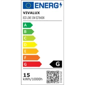 Лампа ECO LINE 15W VIVALUX - Thumbnail 3