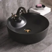 Мивка черен мат 43х43х14 см ICB 870 INTER CERAMIC - Thumbnail 1
