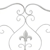 Пейка Бяла Метал 104 x 54 x 93 см Издръжлива Външна пейка - VL42008112 - Thumbnail 8