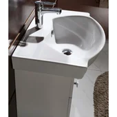 Порцеланов умивалник за мебел за баня ICP 6080 бял INTER CERAMIC - Thumbnail 3