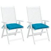 Възглавници за столове 2 бр светлосини 40x40x7 см Оксфорд плат - VL361462 - Thumbnail 4