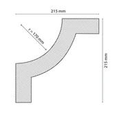 Декоративен ъгъл за стена 4 броя BU 40 HOMESTAR - Thumbnail 3