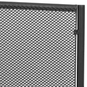 Градинска пейка, 108 см, стомана и мрежа, антрацит - VL42732 - Thumbnail 4