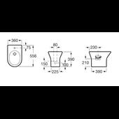 Nexo порцеланово биде - Thumbnail 2