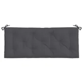 Възглавници за градински пейки 2 бр антрацит 120x50x7 см плат - VL361678 - Thumbnail 5