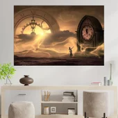 Часовник и време - абстракция - картина пано за стена - Thumbnail 1