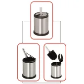 Четка за тоалетна чиния сива ICA 7287G INTER CERAMIC - Thumbnail 3