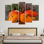 Декорация от тикви - картина пано за стена - Thumbnail 3