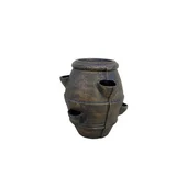 Кашпа 36х36х40 см кафяво-медна Петрашилник - Thumbnail 1