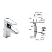 Комплект тръбно окачване и смесители Esmai ROCA - Thumbnail 5