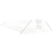 Оранжерия със стоманена рамка бяла 72 м² 18x4x2 м - Thumbnail 1