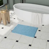 Постелка за баня 50x70 см светлосиня - INTER CERAMIC - Thumbnail 2