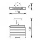 Сапунерка за баня Ноа  ICA 5369 INTER CERAMIC - Thumbnail 2