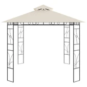 Шатра, 4x3x2,7 м, кремава, 160 г/м² - Thumbnail 3