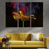 Абстрктно - цвете и мастило - картина пано за стена - Thumbnail 2